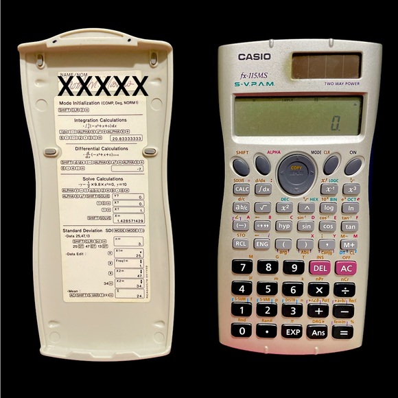 Casio Office Casio Fx15ms Svpam Calculator Poshmark
